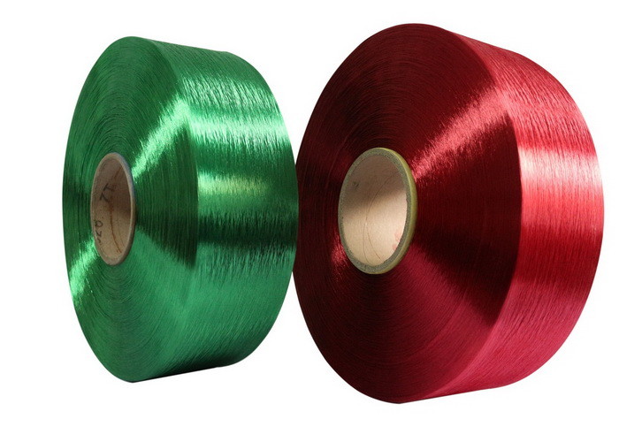 Dyed Color Polyester FDY Yarn High Tensile 150D / 48F FDY Yarn For Weaving