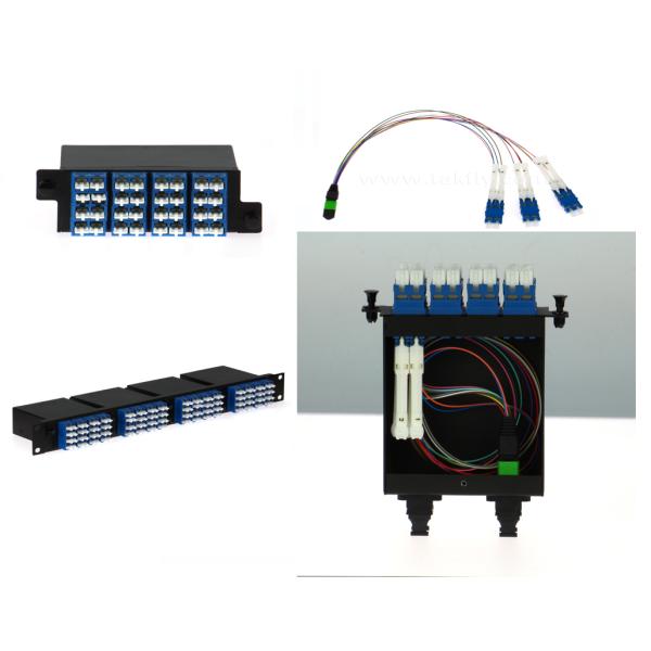 LSZH 3.0mm MPO CS Fiber Optic Patch Cord 512 Cores For Networks