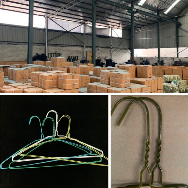 Smooth Surface Thin Steel Wire Hangers High Durability Lead Free 16 Inch Length