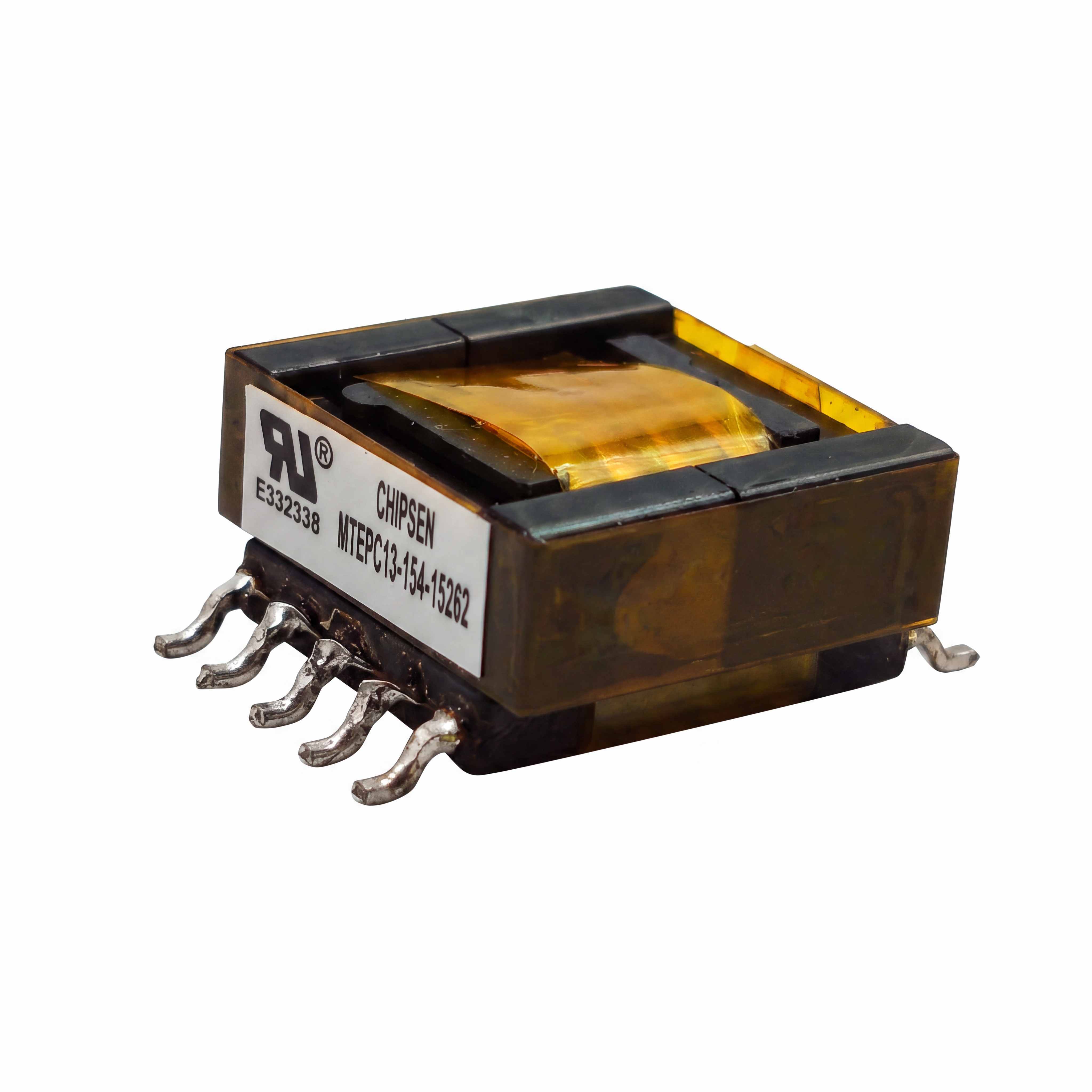 Low Height High Frequency EPC13 SMD Transformer For Telecom and Data Center