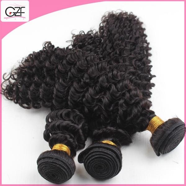 8A Cambodian Remy Virgin Hair Bundles Black Kinky Afro Curly Human Hair Weft Extensions