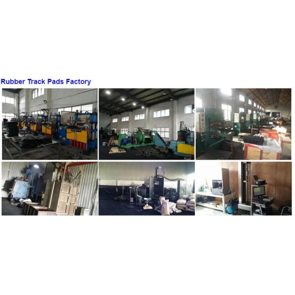 XDE Bolt On Rubber Pad 800X165X80 Rubber Pad Excavator Rubber Pad For Sale