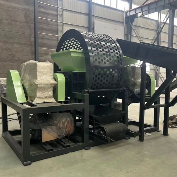 Waste Car Bicycle Tire Shredder Truck Rubber Tire Shredder Machine CE Certification