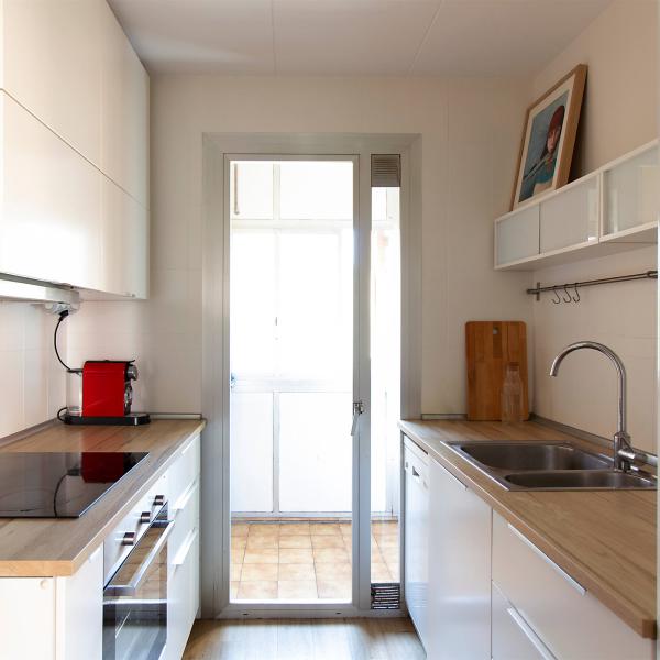 Matte White Plain Kitchenette Melamine Kitchen Cabinet All In One Small