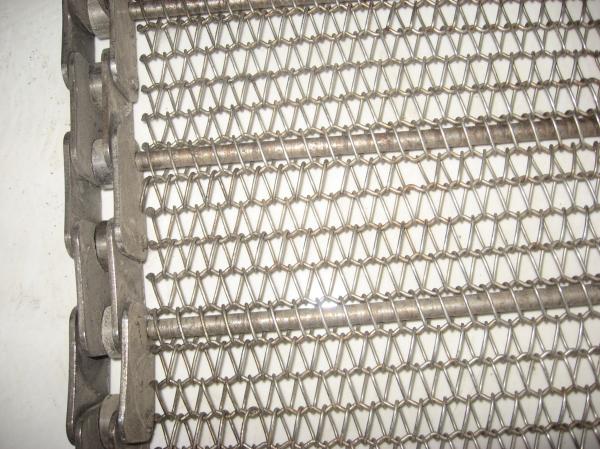 304L Stainless Mesh Conveyor Wire Belt 380V 400MM Width