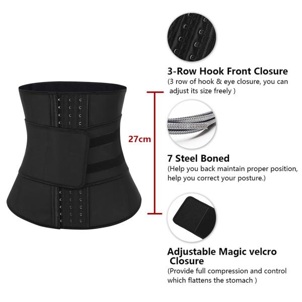 Nonwoven Weaving Method Red Waist Trainer for Women HEXIN High Waist Tummy Control