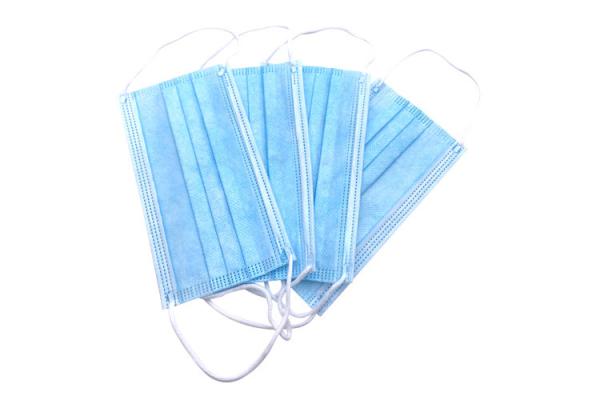 Anti Dust Disposable Surgical Face Mask Earloop 3 Ply Non Woven 17.5x9.5cm Size