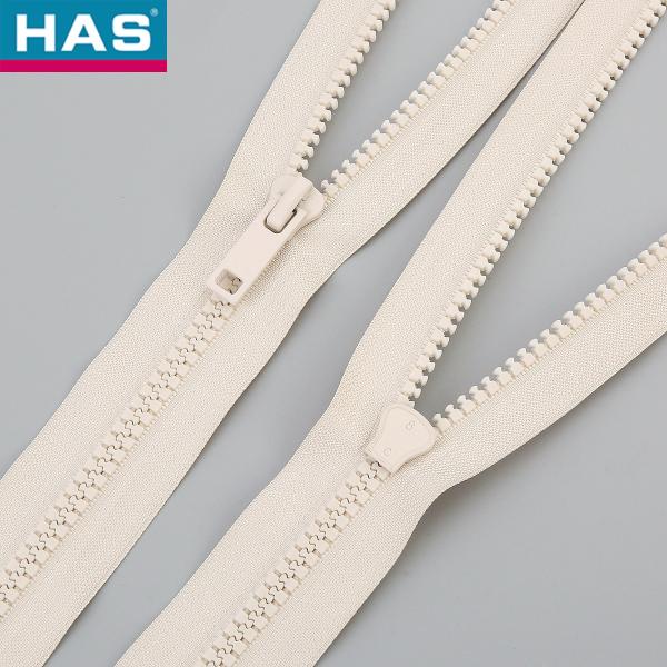 Plastic Teeth Customized Resin-Ended Rectangular Sheet Zipper For Travel Gear Or Clothing