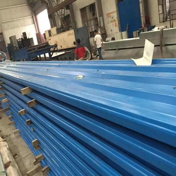 DX52D Waterproof Corrugated Steel Roofing Sheets Customized Multi Color For Roofing Building