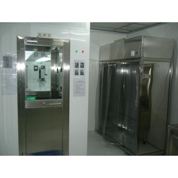 Outside Spray Coating Inside Stainless Steel Air Shower For 1-2 Person