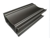Matt Champagne Anodized Aluminum Window Profiles 6063 perfiles sacados