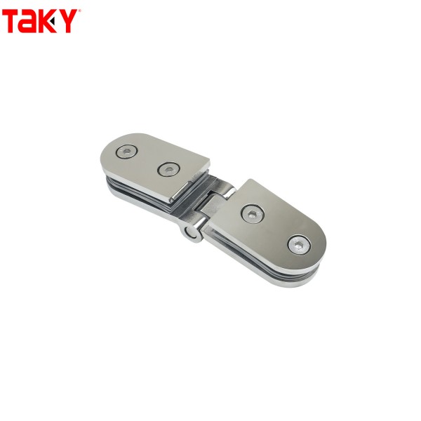Modern Bathroom Hardware Glass Hinge Shower Stainless Steel 180 Opening Glass Door Hinge