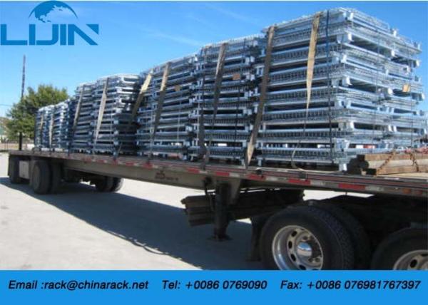 Foldable Galvanized Wire Mesh Cages Powder Coated Finish Anti Corrosive