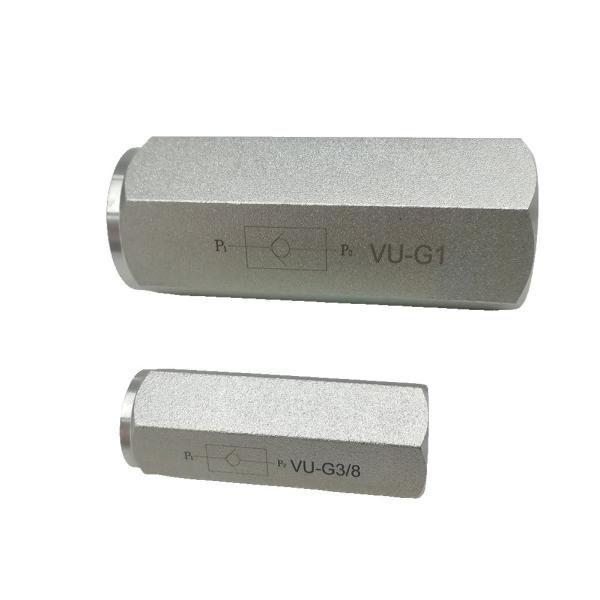 Tube type hydraulic one-way valve VU-G1 One-way valve