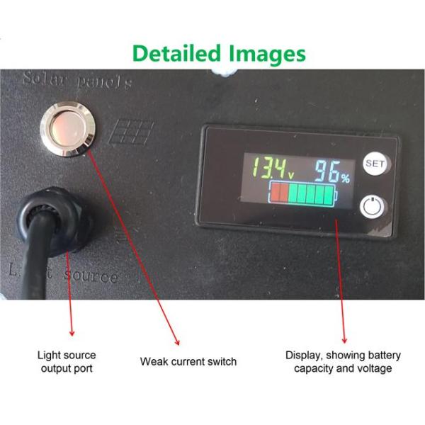 Солнечная батарея лития Lifepo4 уличного света 12.8V 42Ah с экраном дисплея