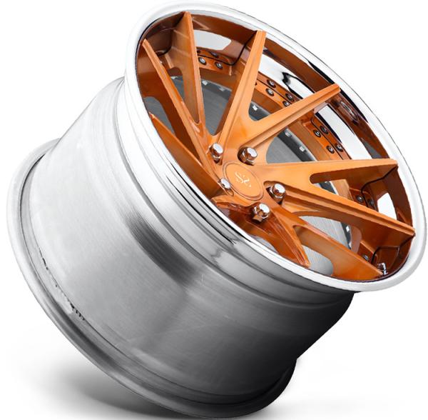Jaguar F - o tipo 3PC forjou bordas que da liga de alumínio 20x9 20x10.5 lustrou a escova Balrrel do bordo