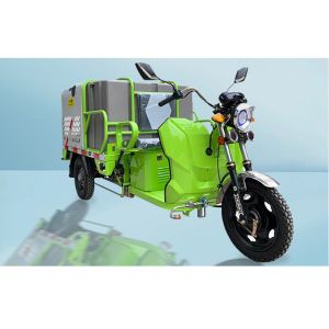 Sanidad Camión de limpieza de alta presión de tres ruedas 1,5 metros cúbicos 8m