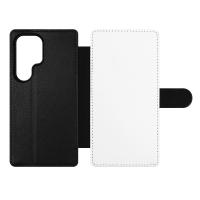 Boîtiers de portefeuille en cuir à renversement sublimation avec fente pour carte Pour Samsung Galaxy S24 S23 S22 Plus Ultra Shockproof
