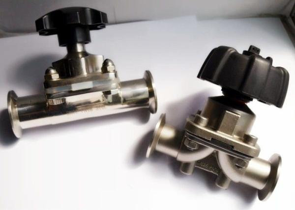 1/4'' Hygienic Diaphragm Valve , SP-4M AISI-316L SS Manual Operated Valve