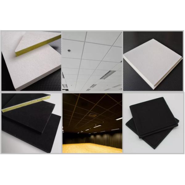 Rock Wool Acoustic Soundproof Ceiling 600x1200 Suspended 20mm Thick