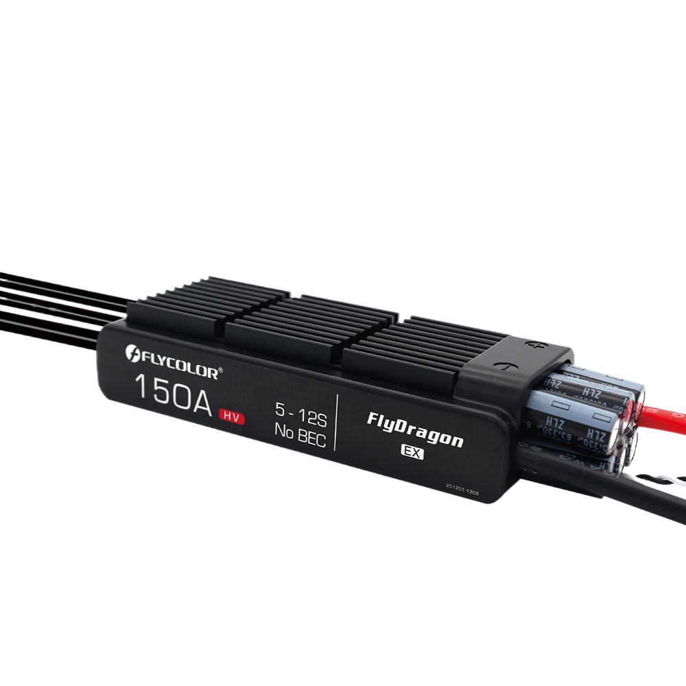 Flycolor 150A ESC with FlyDragon 5-12S HV OPTO for RC Hobby Models Fixed-wing Aircraft UAV Helicopter JP EDF Motor Made in