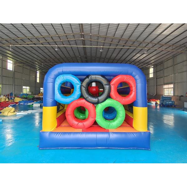Коммерческий класс ПВХ брезент гигантские надувные препятствия курсы надувные веселый город для открытого воздуха