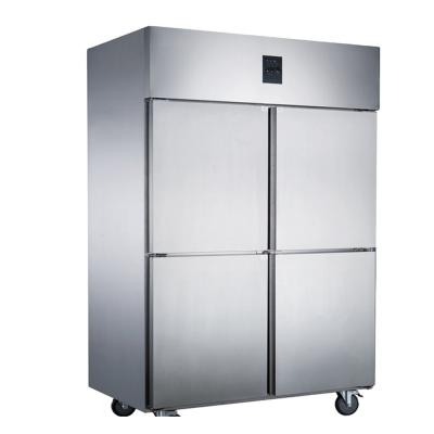 220V Digital Temperature Control Double-Temperature Kitchen Beverage Cooler LED Restaurant Air Compressor Refrigeration