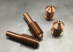 Torch Consumables Plasma Cutting Nozzle , Electrode Retaining Cap