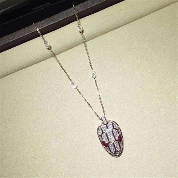 Bi Serpenti series Snakeheads Necklace 18k gold white gold yellow gold rose gold  diamond  necklace