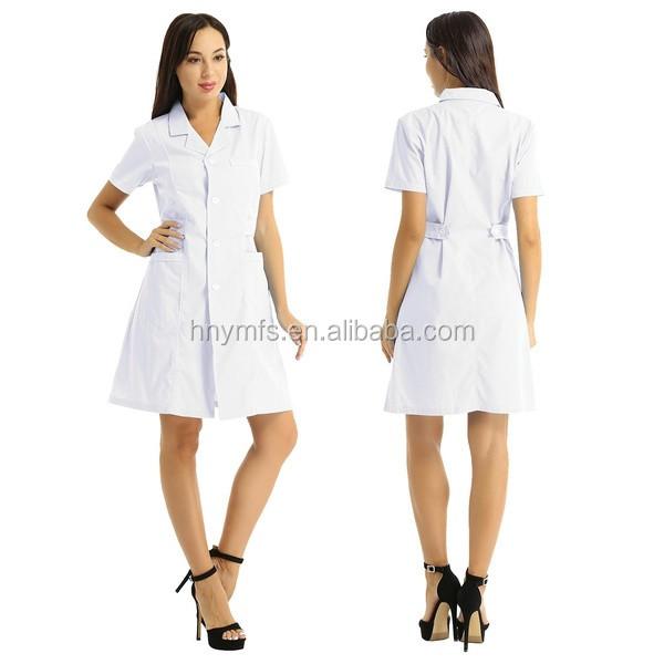 Women nurse uniforms medical designs white uniforms women doctor white lab coat