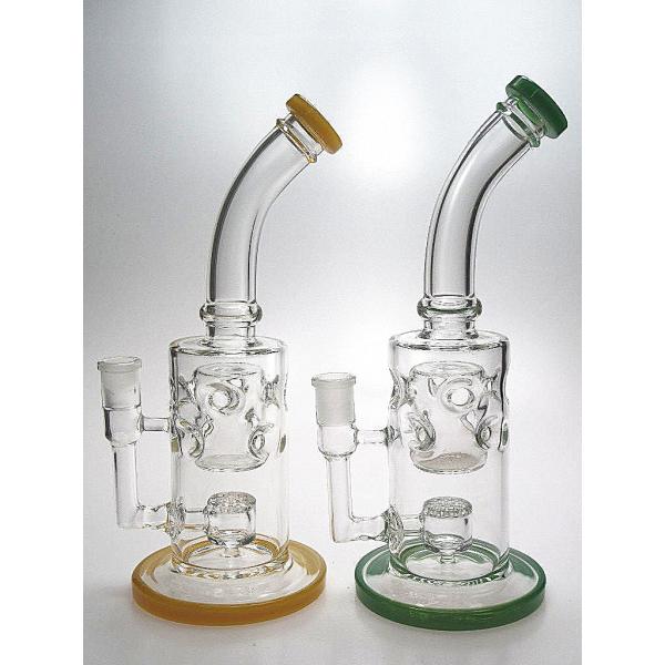 HandBlown Pyrex 10 Inch Glass Water Bong 14mm For Weed Dry Herb
