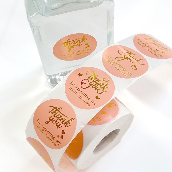 High-Quality Personalized Thank You Stickers Designs for Small Businesses