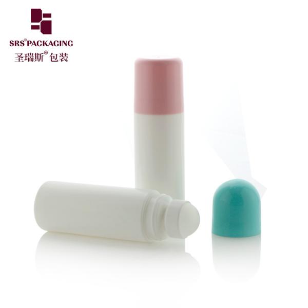 90ml 3 oz Empty Cosmetic Packaging Gel Roller Ball PP Recycled Material Deodorant Roll On Bottles