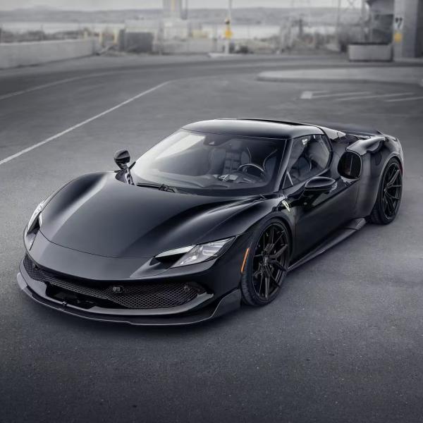 OEM Ferrari 296 Gtb Body Kit Carbon Fiber Body FY Style Side Skirt Body Kit