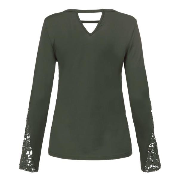 V небольших женщин производителей одежды серии случайное - шнурок шеи переплел длинные верхние части рукава