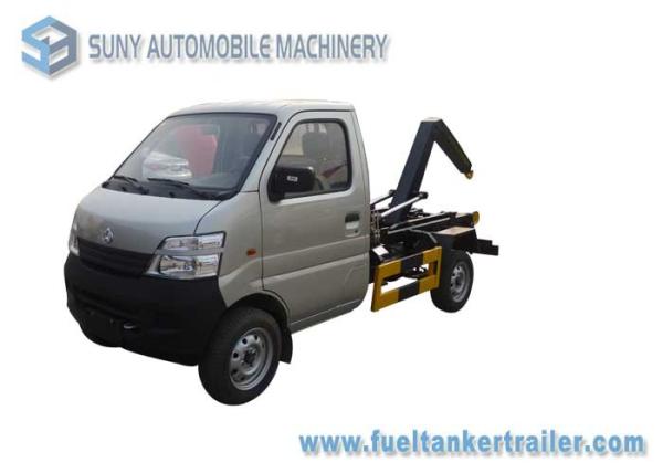 Changan 1cbm / 2cbm 4x2 Waste Trucks 2 Axles 53HP With Diesel Arm Hook