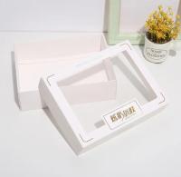 Custom Product Display Carton Underwear Socks Clothing Packaging Box With Transparent Window Paper Box