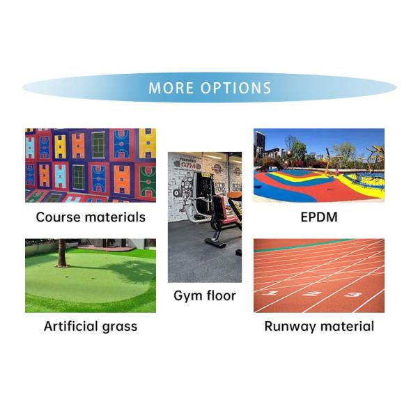 Elastic Monomer Poly Sports Court Paint Acrylic Badminton Court Flooring