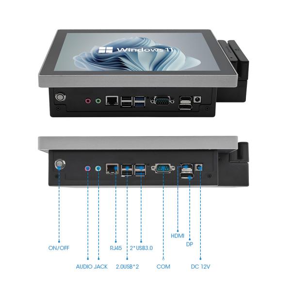 350 Nits Brightness Touch Screen Pane PC with 1024*768 Resolution for Your Customer Requirements