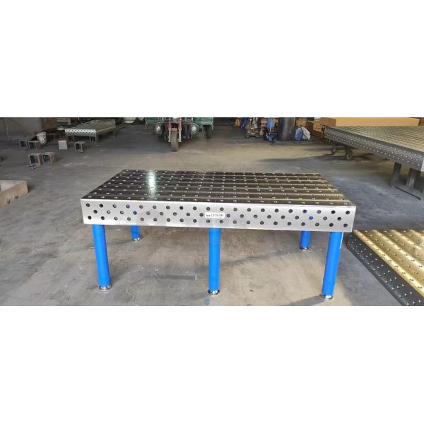 D28 Splicing 3D Welding Table Long Steel Profiles Mobile Welding Bench Ra1.6