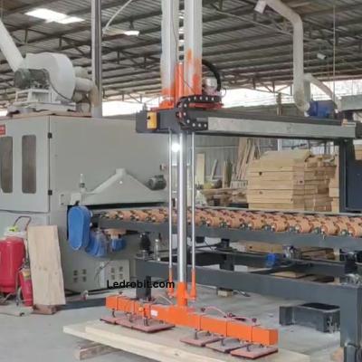 Máquina automática de carregamento de 800 kg com sensores de segurança e ecrã LCD