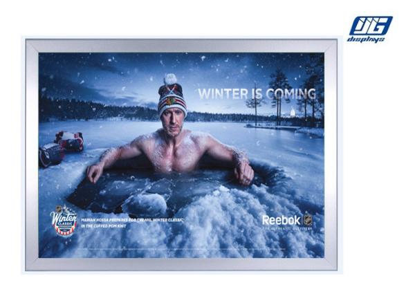 Led Backlit Light Box Rectange Shape 3000Lux Brightness For Advertising