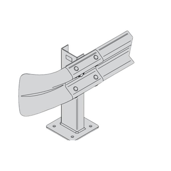 Q345 SJ345R Zinc Coated Highway Guard Rail for 550G/M2 1.80oz/FT2 Minimum Single-Spot