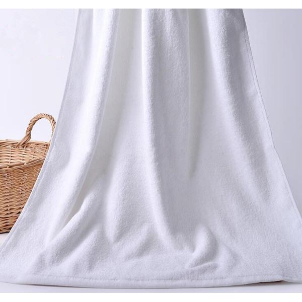 3 Star Hotel Bath Towel, White Plain Terry Towel 70*140cm, 400gsm for Wholesale with competitive price