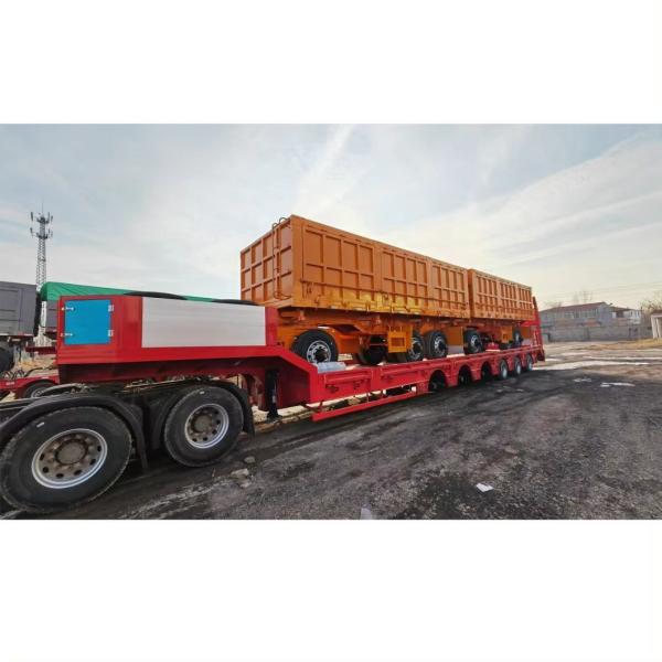 2 Axle 8 Bit Car Carrier Trailer Heavy Duty Truck Trailer Customization Semi-Trailer
