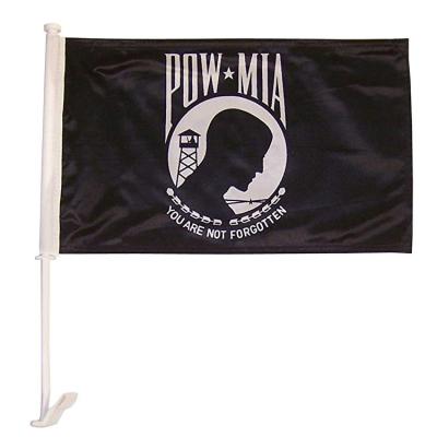 Pow Flagolden drapeaux de voiture imprimé à l'écran de haute qualité