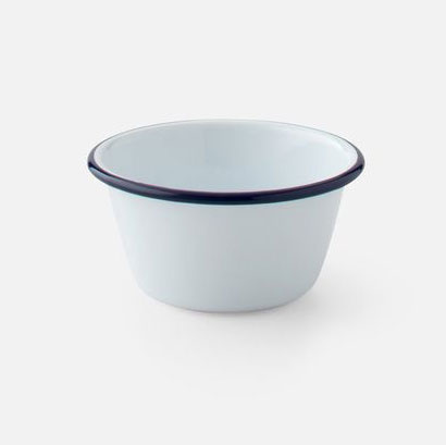 Multi Sizes Iron Enamel Tableware Custom Bottom Logo Enamel Bowls Handmade