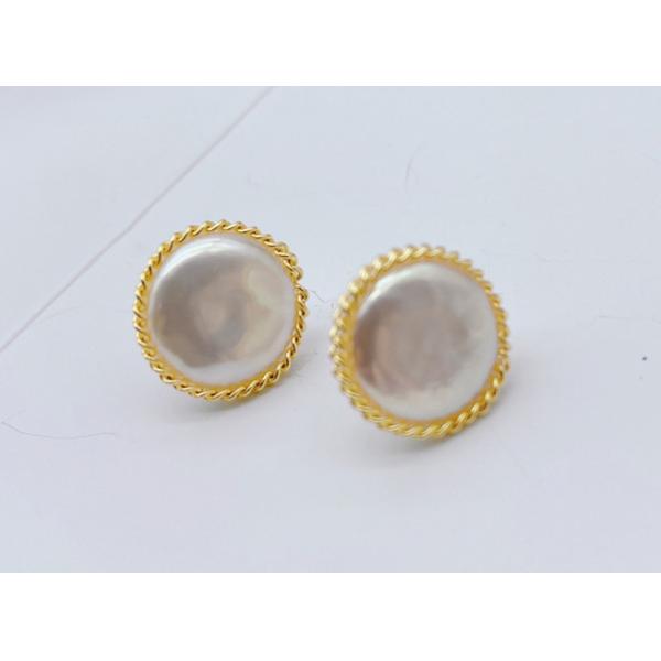 Vintage Gold Color Earrings Set Round Shape Pearl Earrings For Women Simple Square Round Fashion Earring Party Jewelry