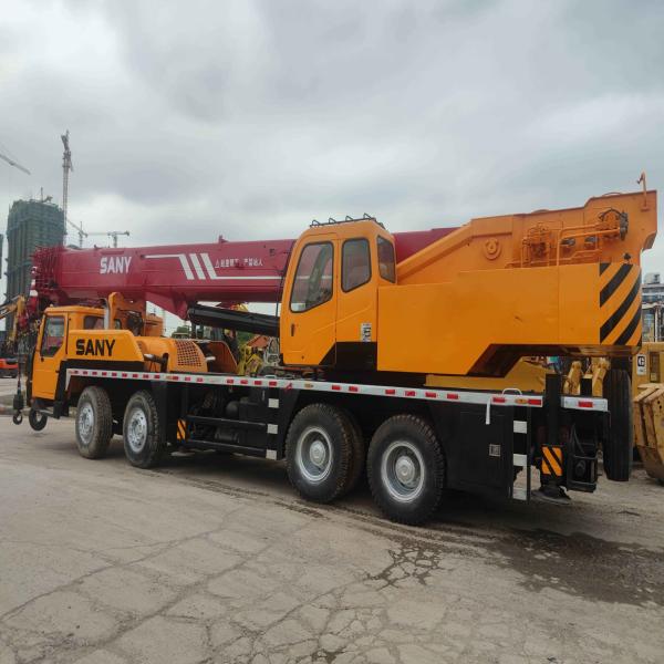 Sany QY5OC Old Mobile Crane Truck 50T Heavy Duty Lifting 76km/h