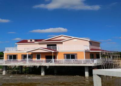 Casa de aço da casa pré-fabricada com a telha da telha do asfalto